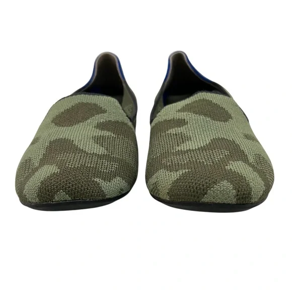 Rothy’s The Loafer Olive Camo Comfort Slip On Flats Women’s 7.5 - Picture 4 of 14